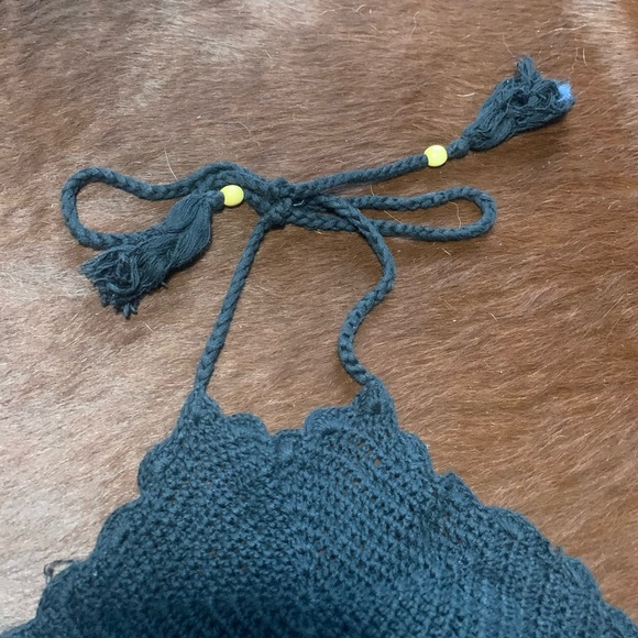 Pacsun Kendall & Kylie Crochet Halter Crop Top - Picture 6 of 12